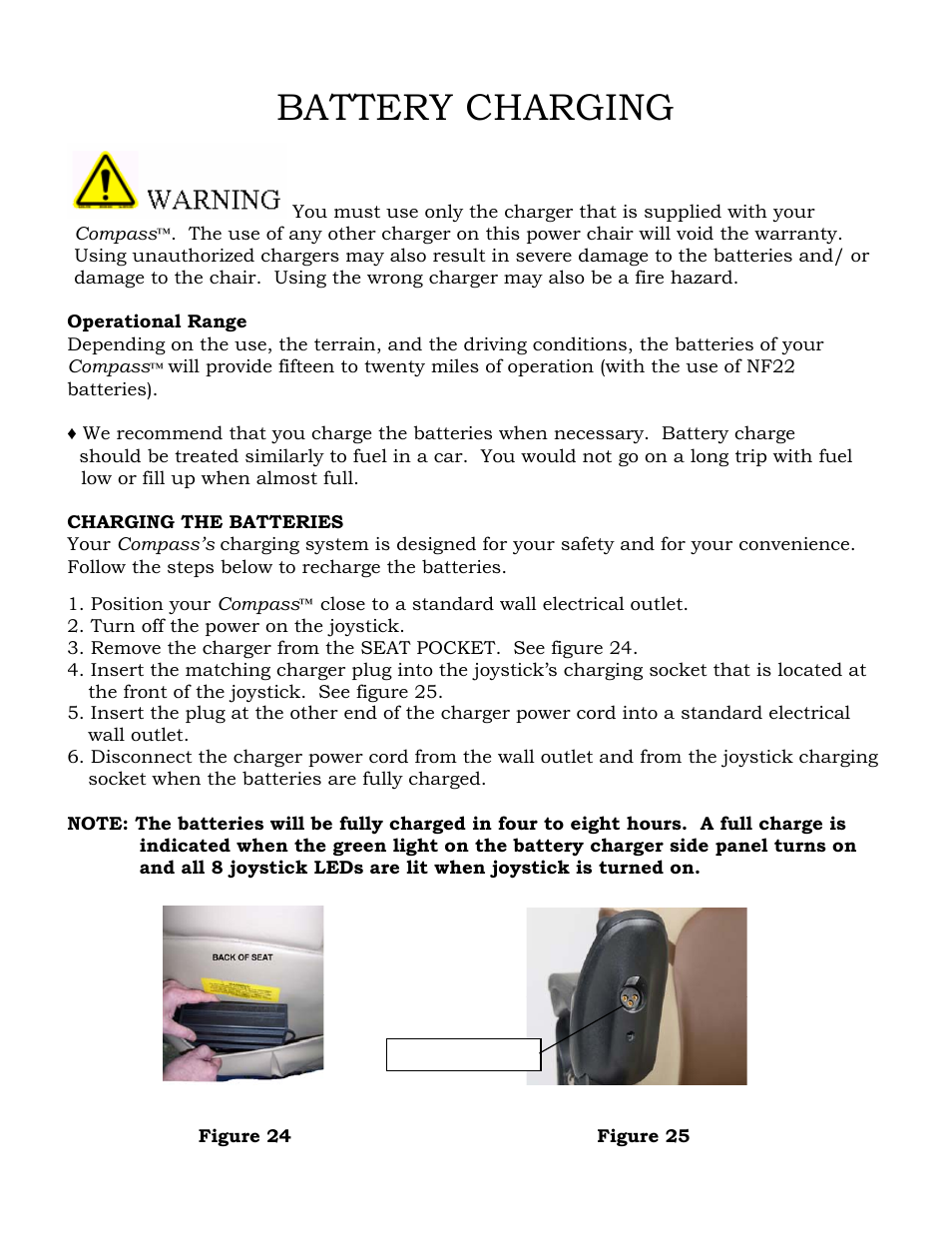 Battery charging | Golden Technologies GP601 User Manual | Page 27 / 32