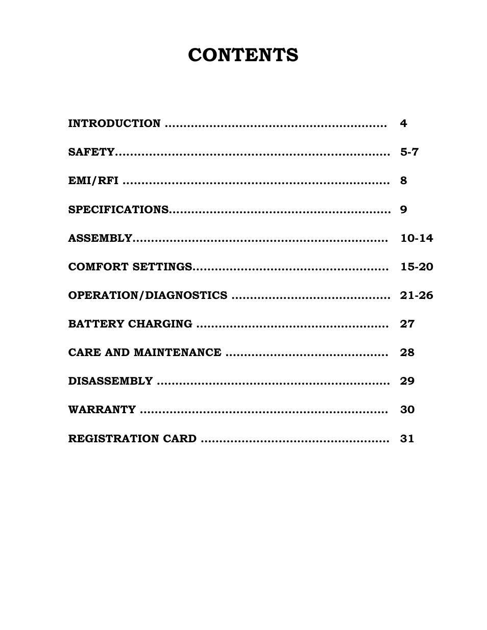 Golden Technologies GP601 User Manual | Page 3 / 32