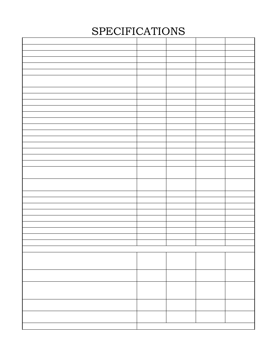Specifications | Golden Technologies GP601 User Manual | Page 9 / 32