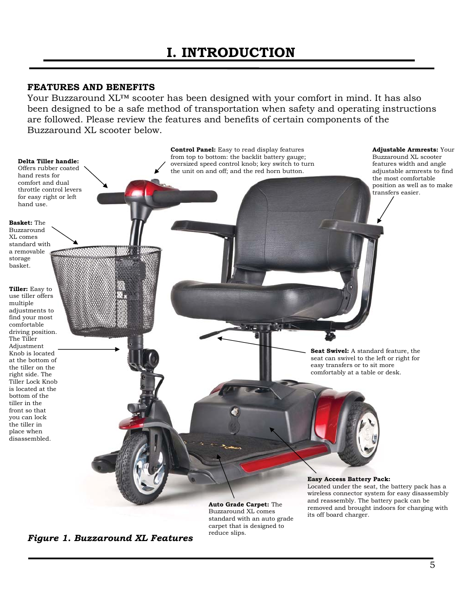 I. introduction | Golden Technologies GB116 User Manual | Page 6 / 44