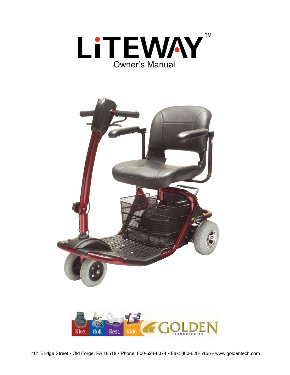 Golden Technologies LitewayTM User Manual | 43 pages