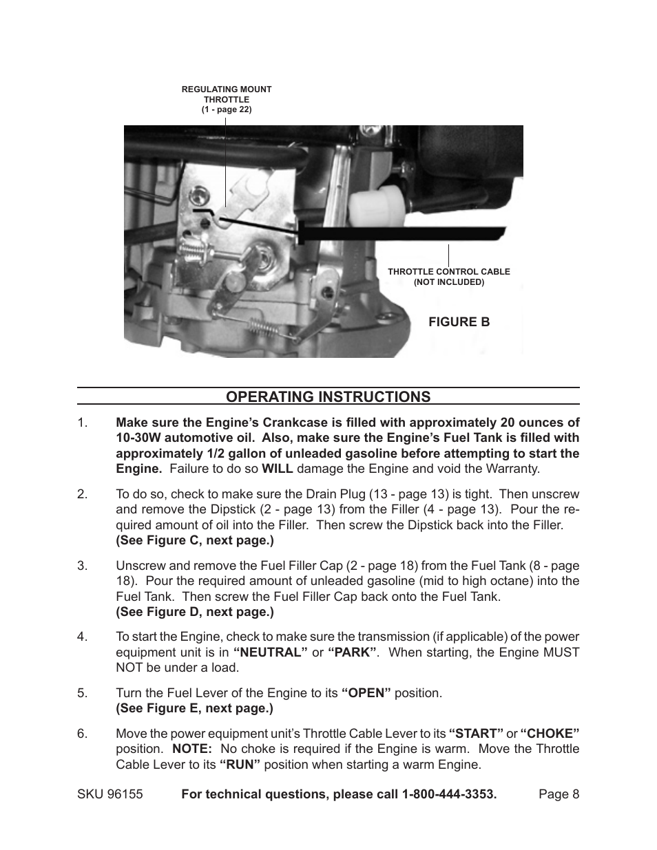 Operating instructions | Greyhound Lines 96155 User Manual | Page 8 / 28