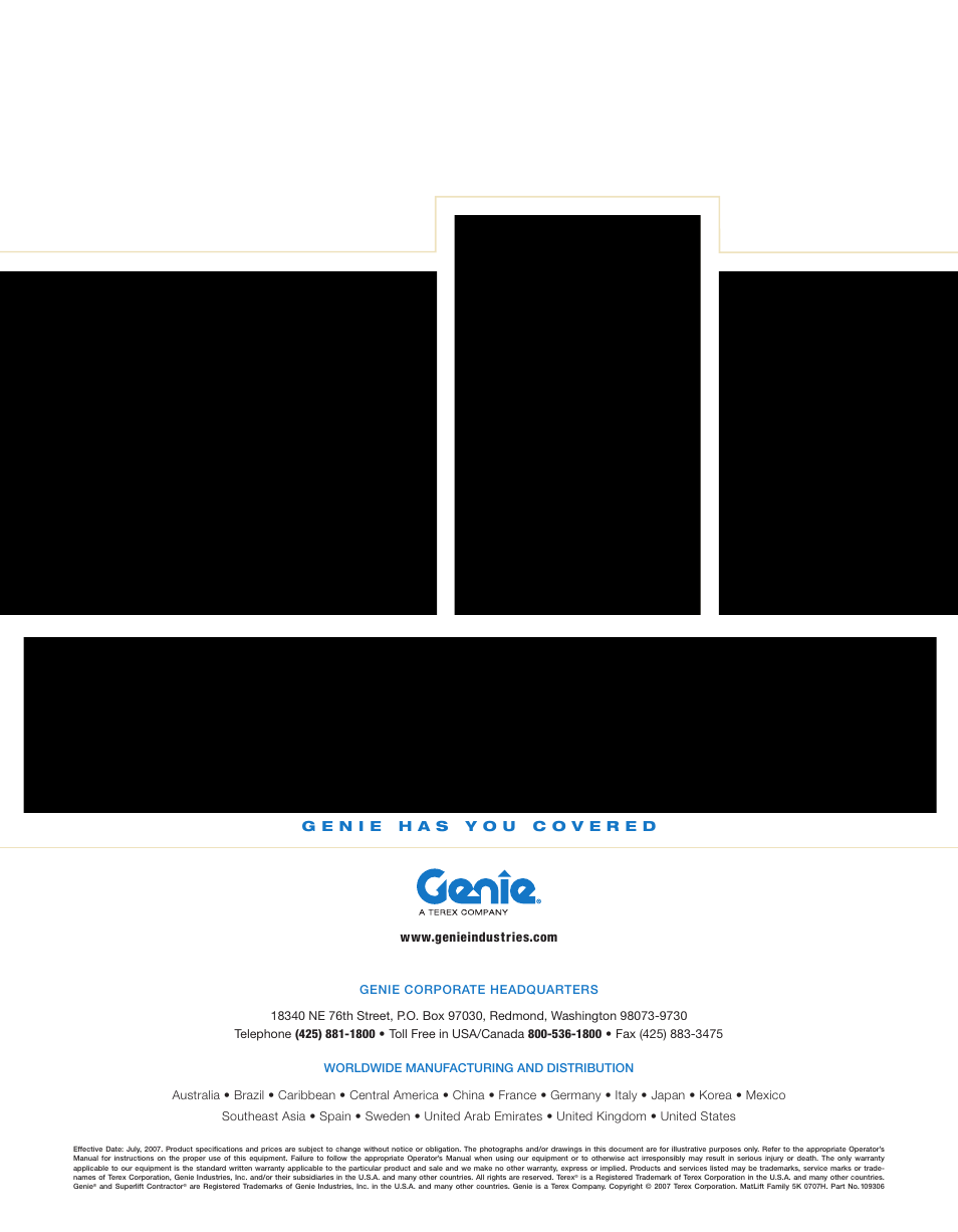 Genie sLc User Manual | Page 16 / 16