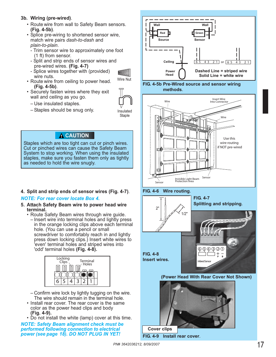 Caution | Genie 1022 User Manual | Page 17 / 28