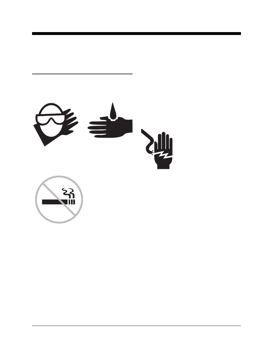 Battery safety burn hazards, Explosion hazards, Component damage hazards | Electrocution hazards, Tip-over hazard, Lifting hazard | Genie TZ-50 User Manual | Page 9 / 41
