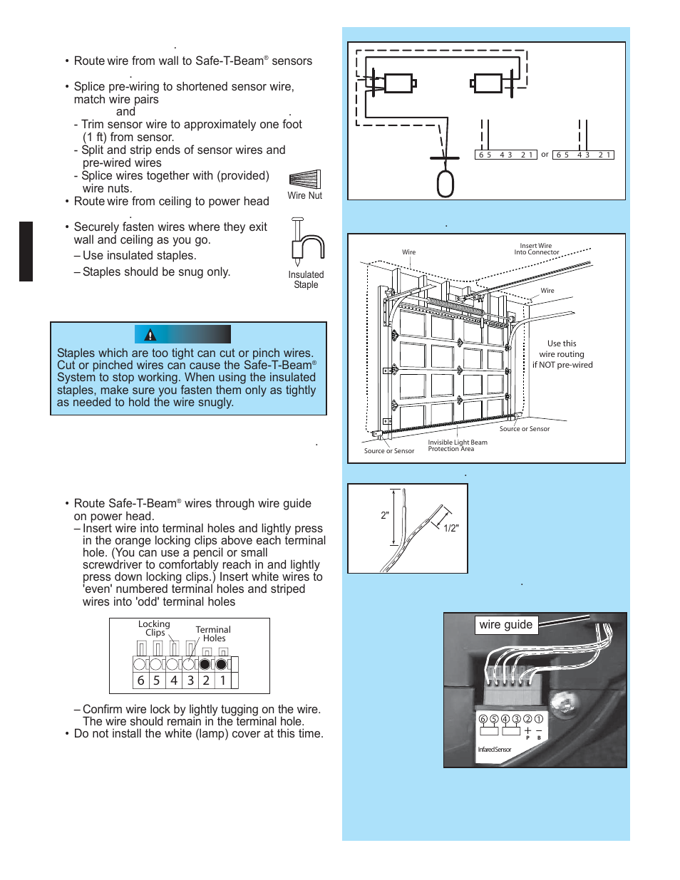 Caution | Genie Model 2022 User Manual | Page 18 / 30