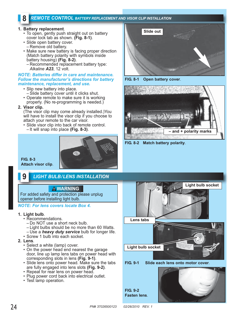 Genie Model 2022 User Manual | Page 24 / 30