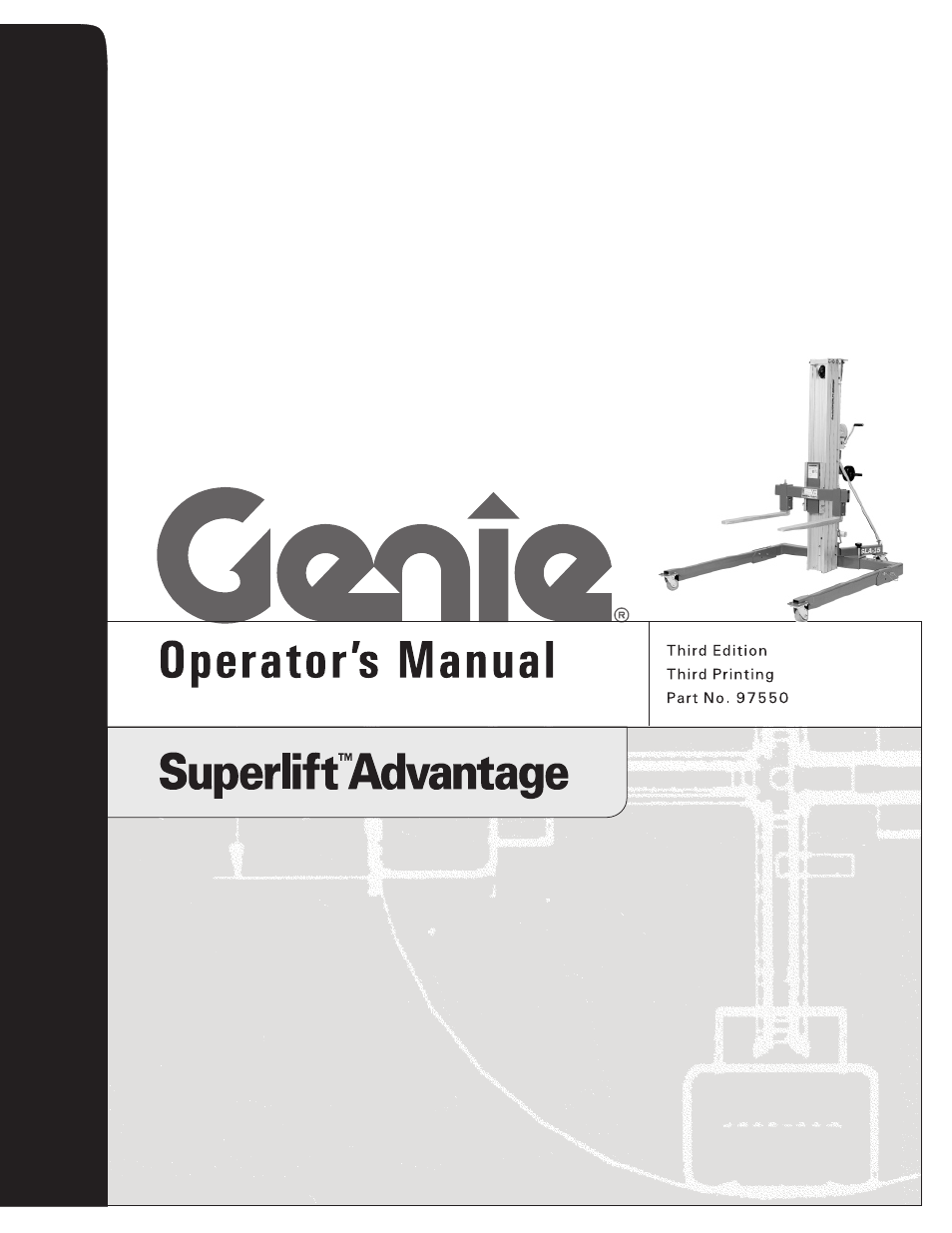 Genie SUPERLIFT 97550 User Manual | 28 pages