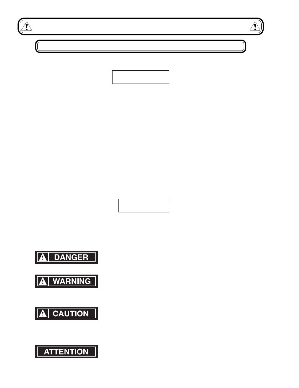 Rough terrain fork lift safety, Standards symbols | Genie GTH-1056 User Manual | Page 6 / 64