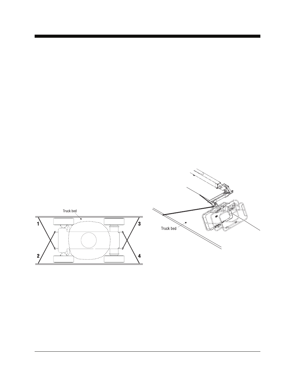 Securing to truck or trailer for transit | Genie Z34N-2100 Z-34 User Manual | Page 30 / 36