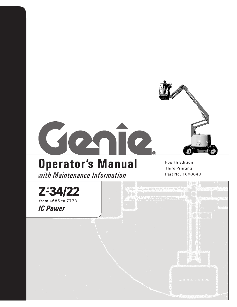 Genie Z-34 User Manual | 40 pages