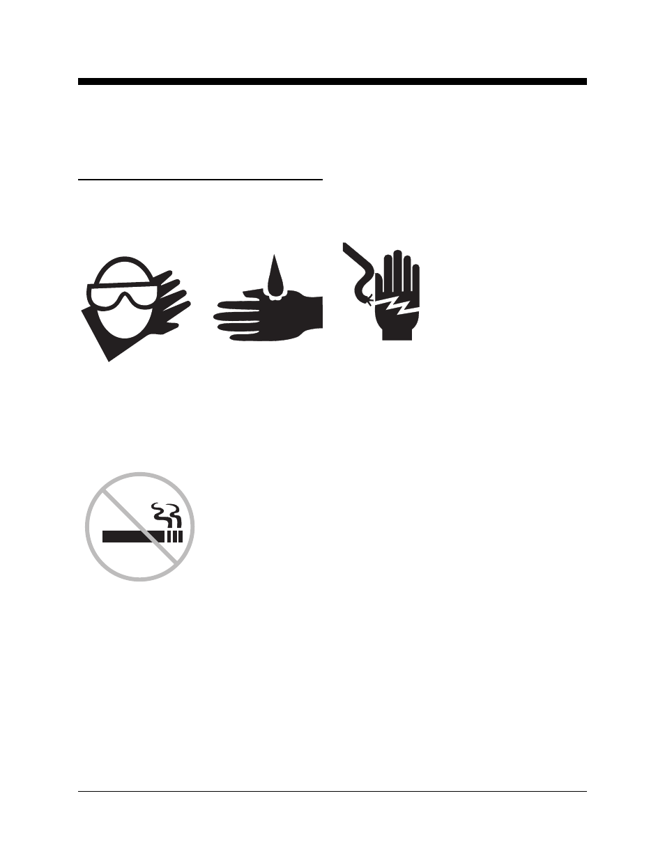 Battery safety burn hazards, Explosion hazards, Component damage hazard | Electrocution hazards, Tip-over hazard, Lifting hazard | Genie CE User Manual | Page 10 / 34