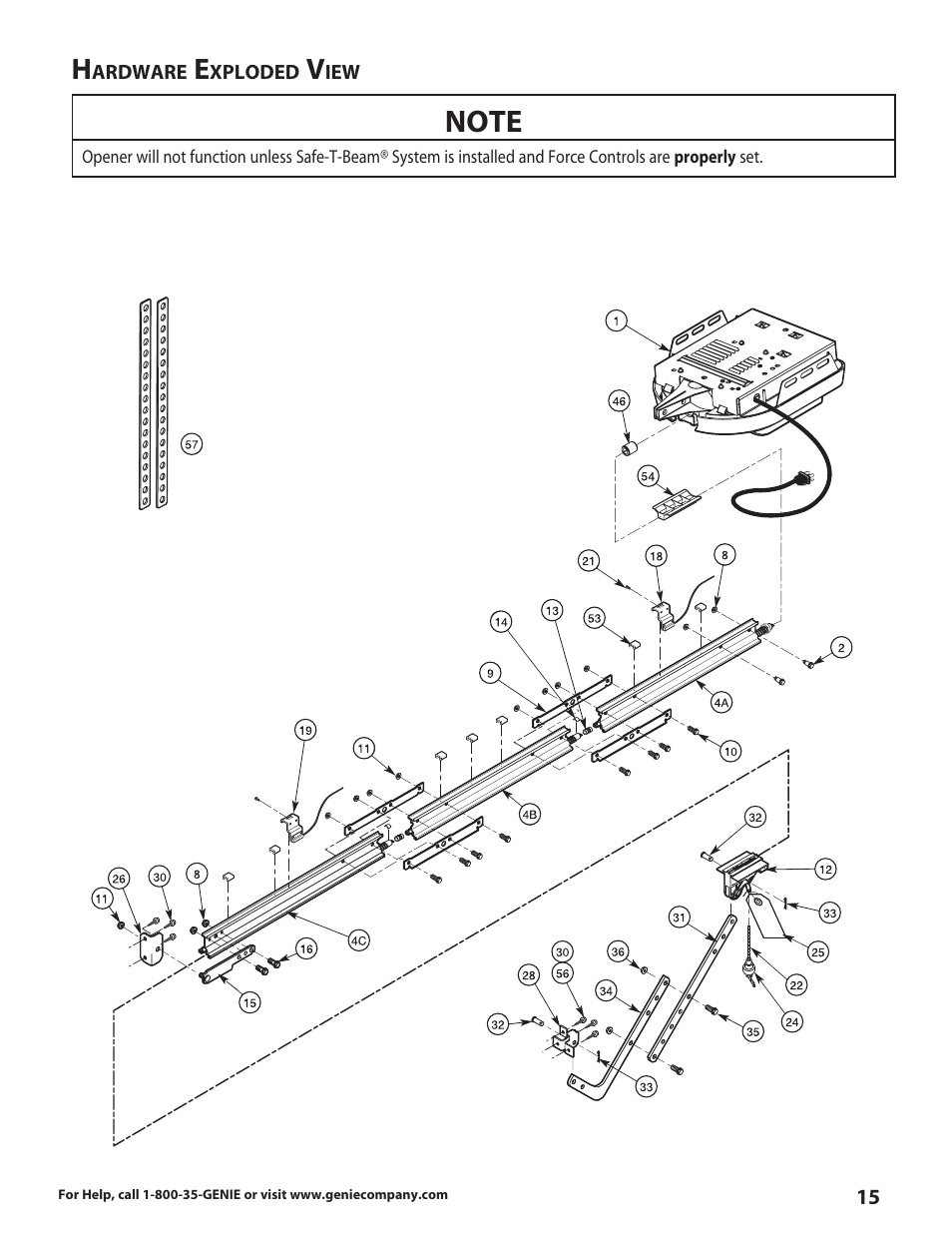 Genie 3630436275 User Manual | Page 15 / 16