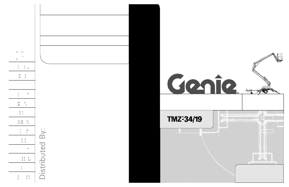 Genie TMZ-34 User Manual | 37 pages