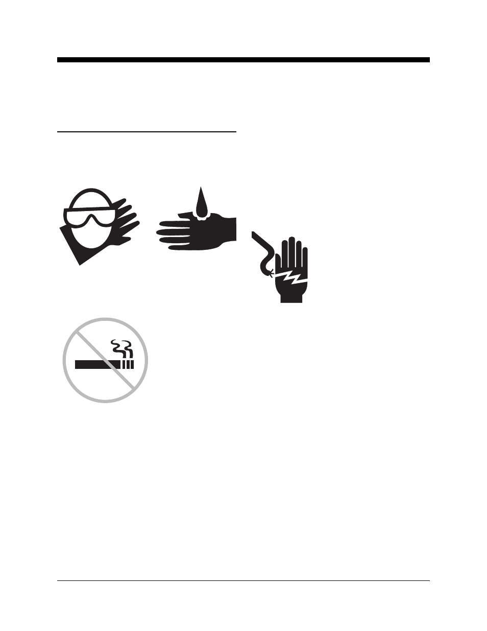Battery safety burn hazards, Explosion hazards, Component damage hazards | Electrocution hazards, Tip-over hazard, Lifting hazard | Genie TMZ-34 User Manual | Page 9 / 37