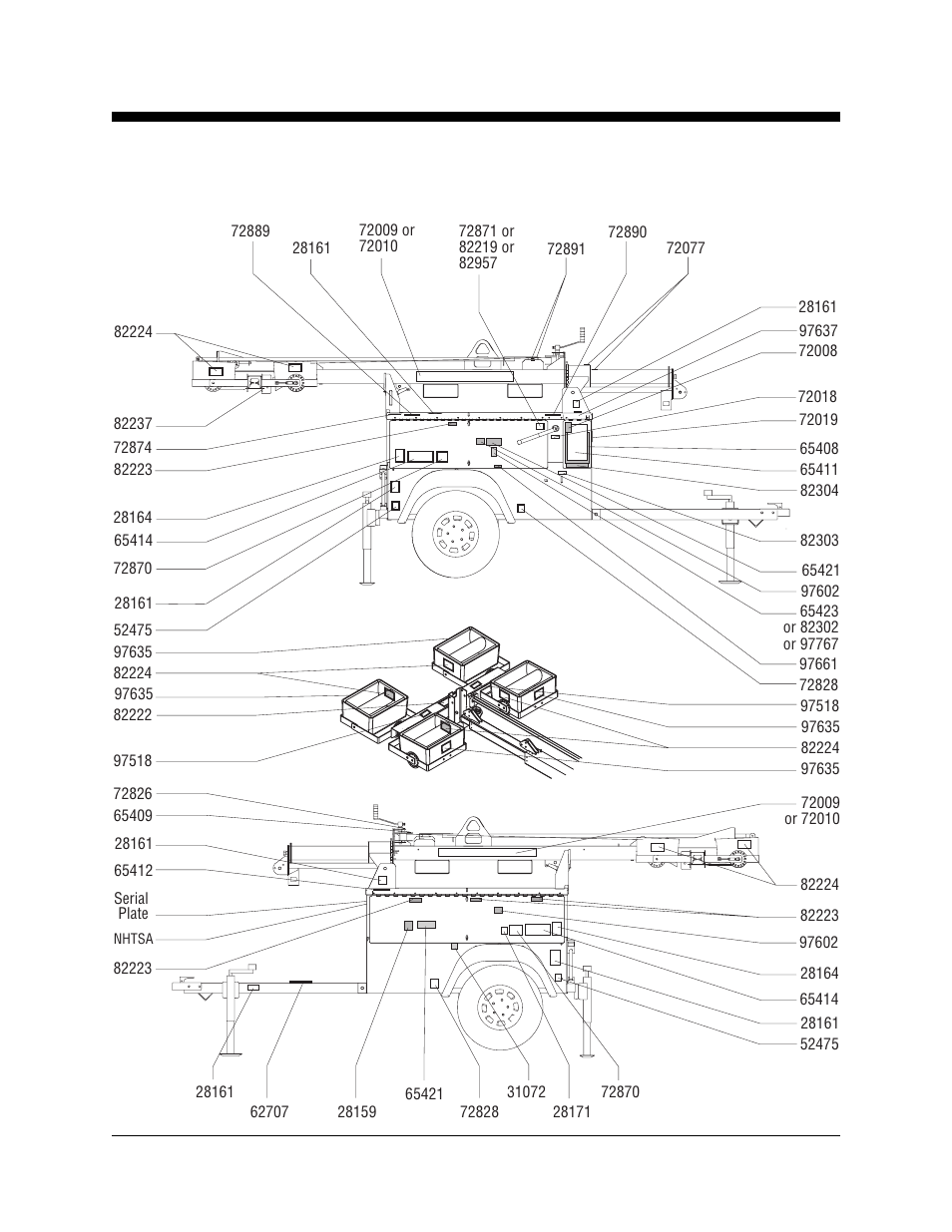 Control panel side fuel tank side | Genie TML-4000N User Manual | Page 25 / 28