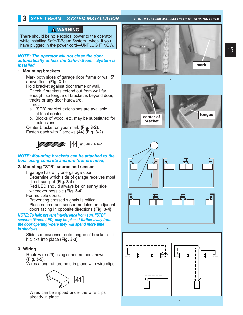 Genie 3452535556 GCG User Manual | Page 15 / 27