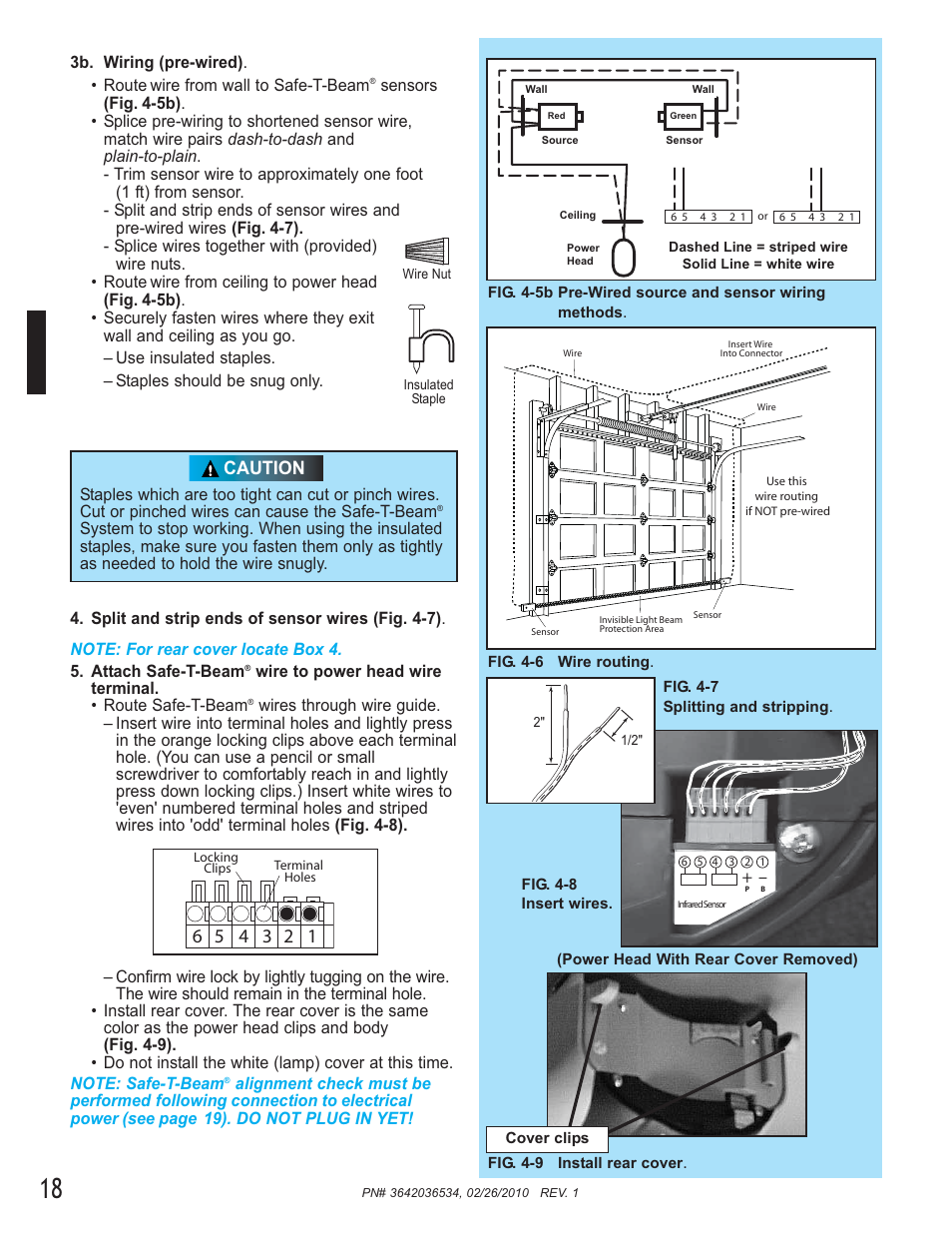 Caution | Genie 1042 User Manual | Page 18 / 68