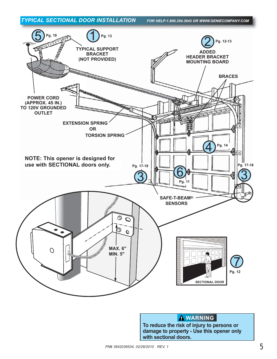 Genie 1042 User Manual | Page 5 / 68