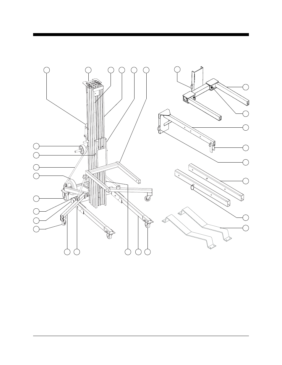 Legend | Genie SUPERLIFT 33547 User Manual | Page 8 / 26
