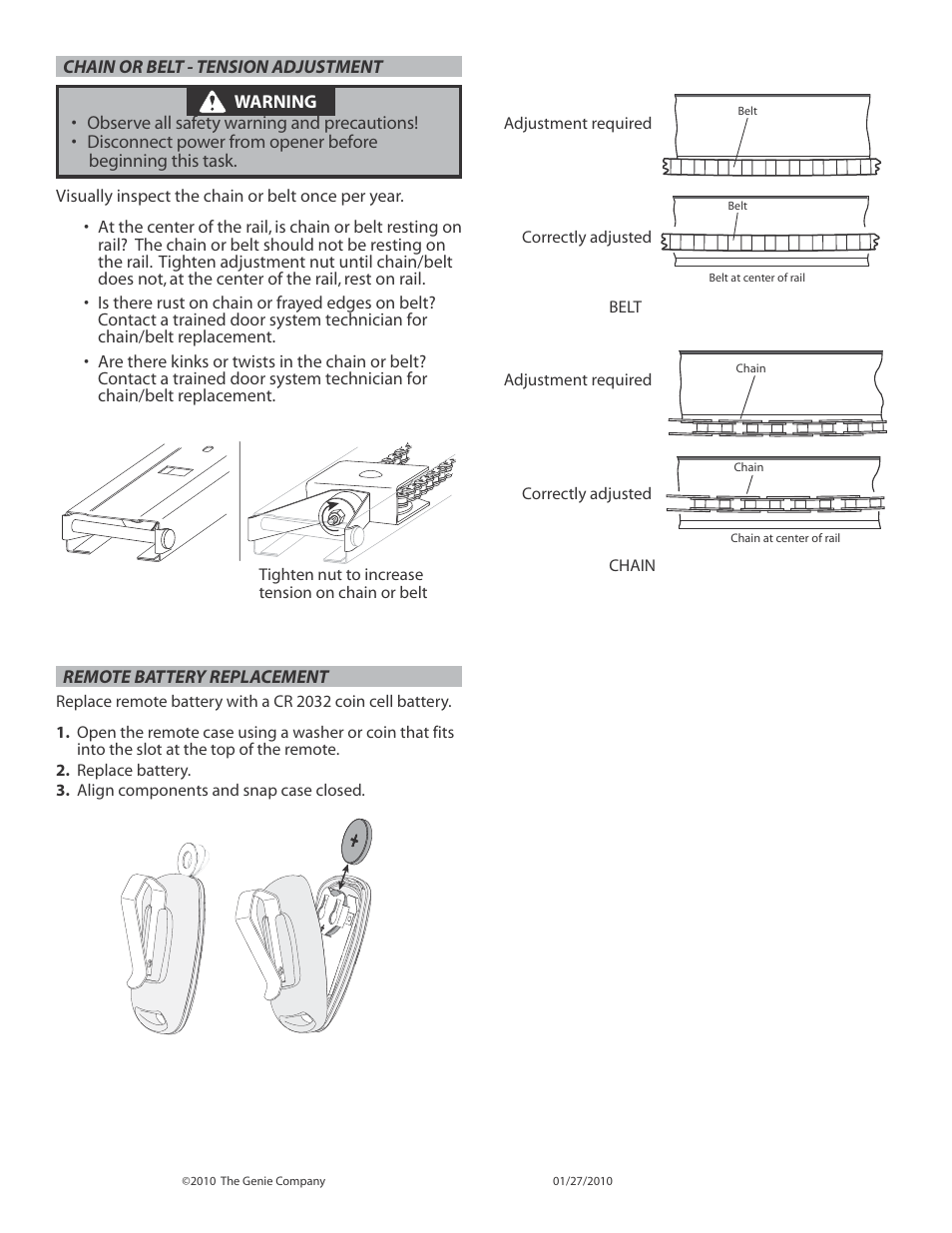 Genie INTELLIG 3024 User Manual | Page 20 / 26