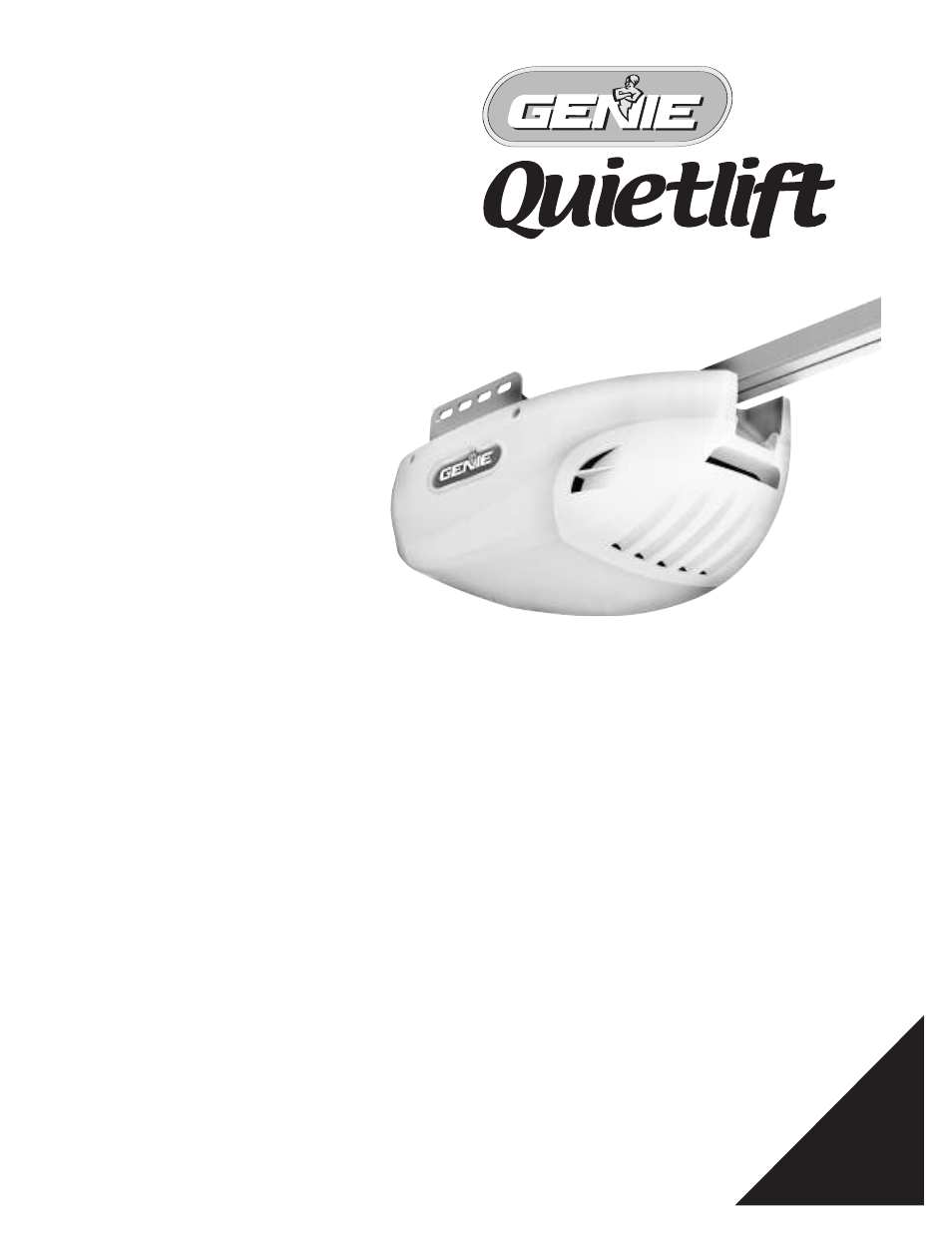 Genie QuietLift 3563435770 User Manual | 16 pages