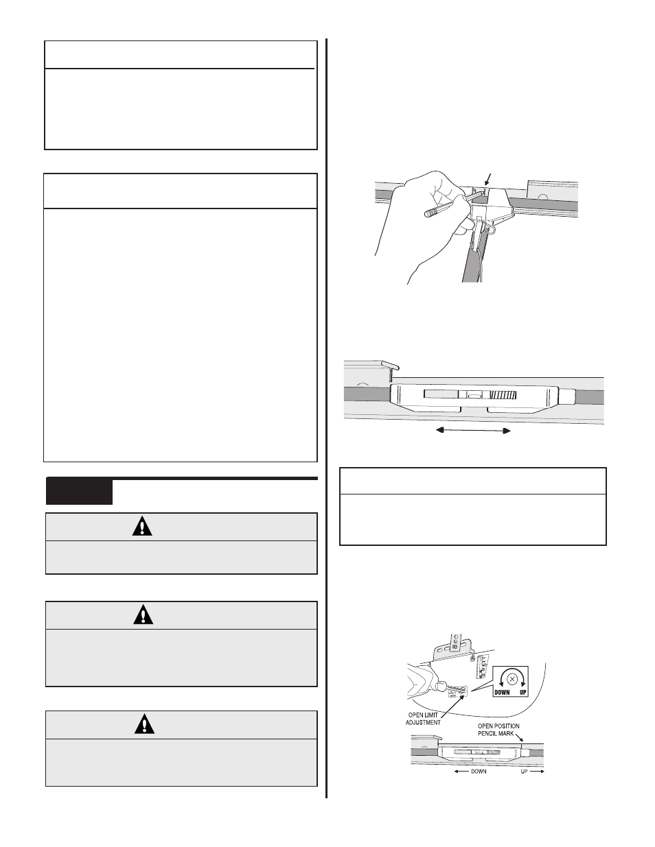 Warning, Caution, Fcc and ic certified | About dual frequency remote transmitters, Step 3 | Genie QuietLift 3563435770 User Manual | Page 10 / 16