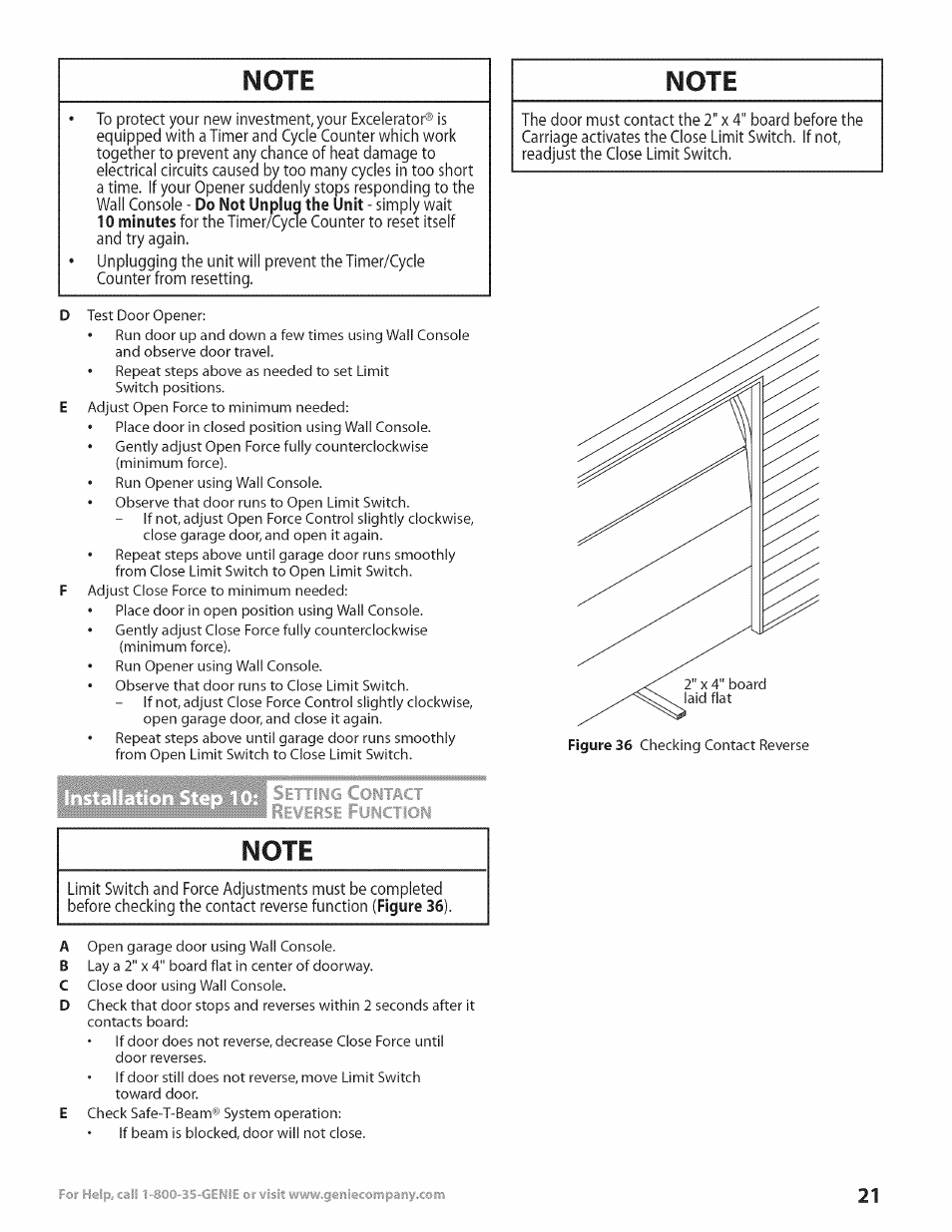 Genie Excelerator User Manual | Page 21 / 32