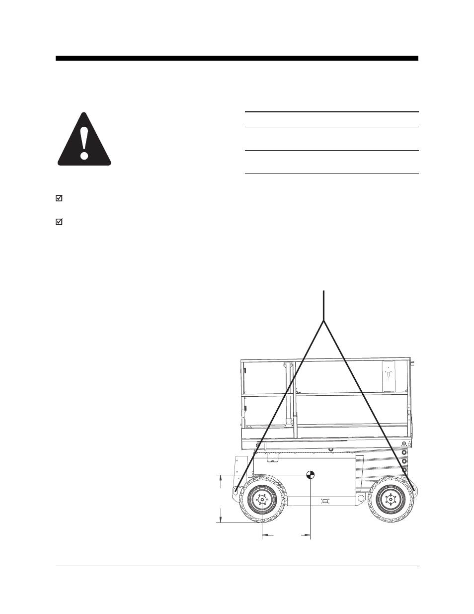 Observe and obey, Lifting instructions | Genie GS-2668 DC User Manual | Page 28 / 36