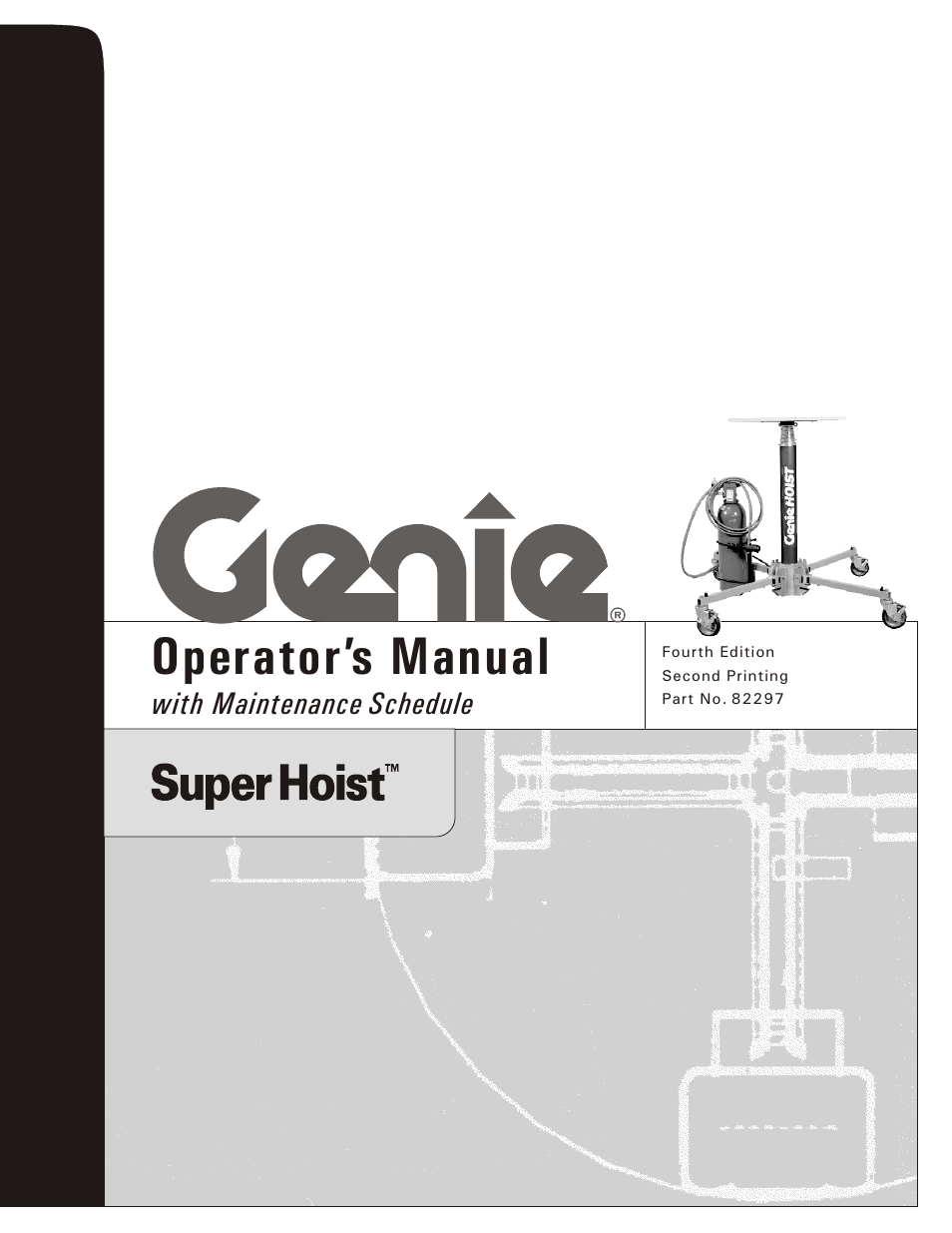 Genie SUPER HOIST 82297 User Manual | 16 pages