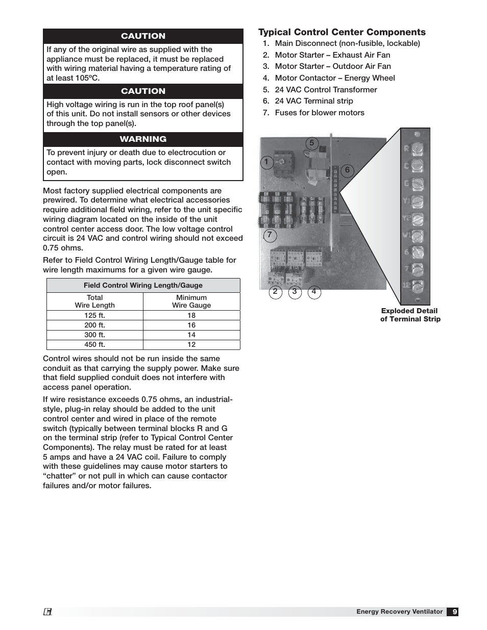 Greenheck Fan Energy Recovery Ventilator ERVe User Manual | Page 9 / 28