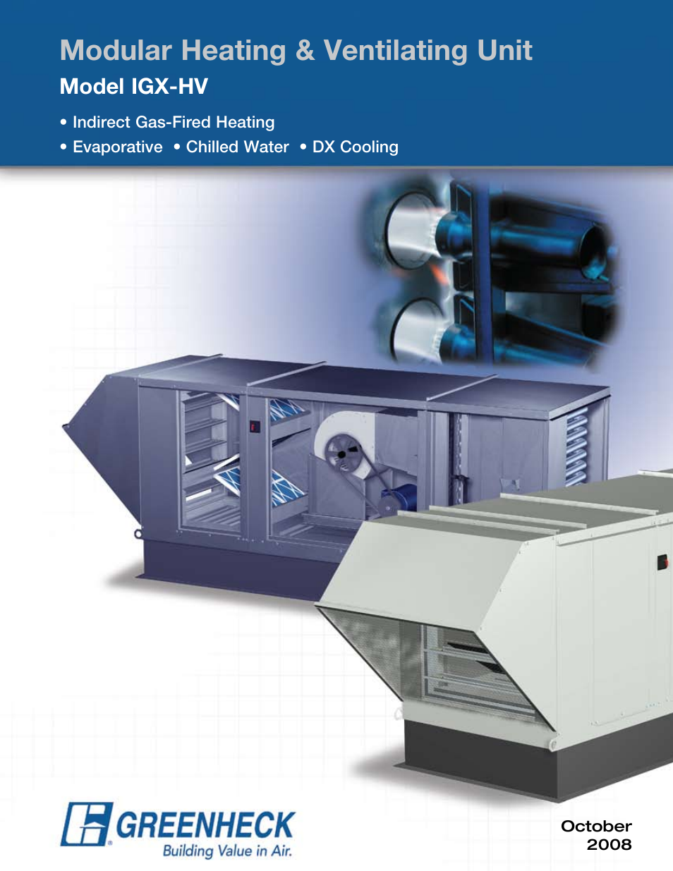 Greenheck Fan IGX-HV User Manual | 8 pages