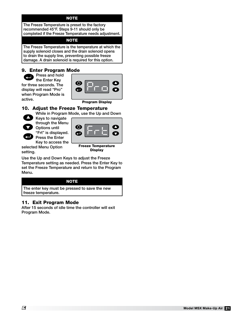 Greenheck Fan Make-Up Air Unit 470658 MSX User Manual | Page 21 / 40