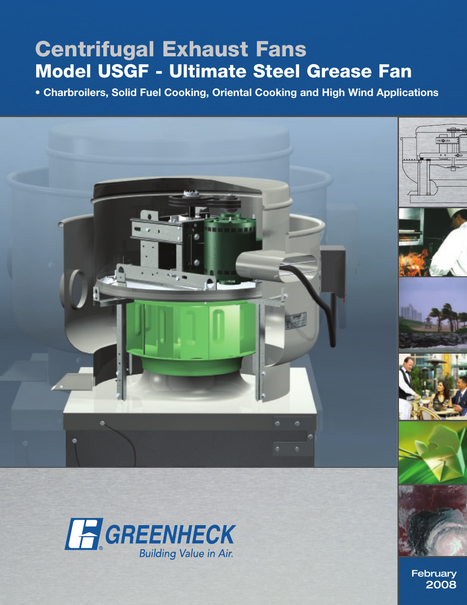 Greenheck Fan USGF User Manual | 20 pages