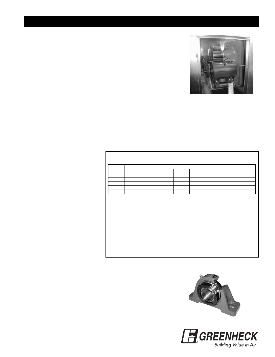 Routine maintenance, 19 motors, Wheel & fasteners | Bearings | Greenheck Fan Energy Recovery Ventilator APEX-200 User Manual | Page 19 / 28