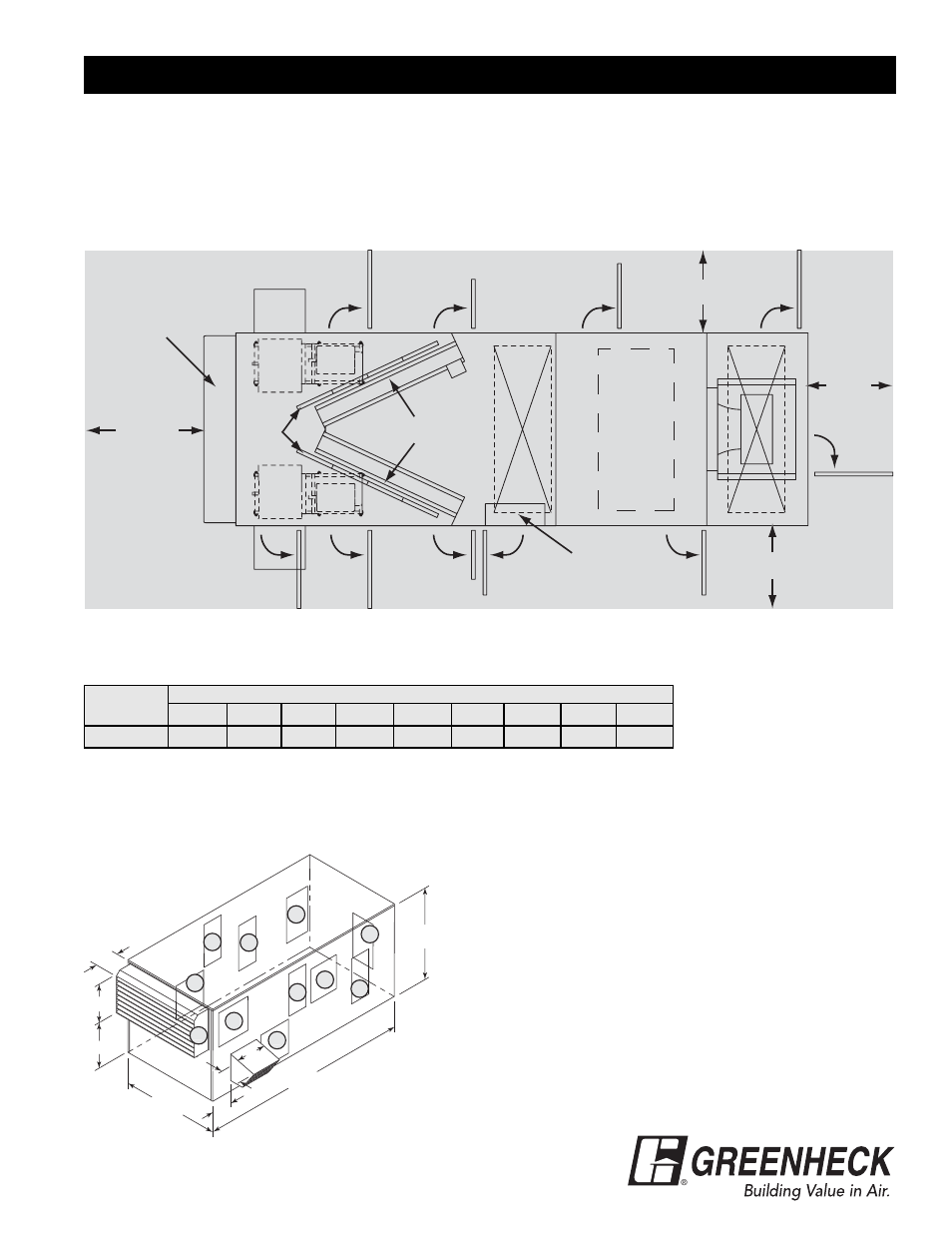 Installation, Service clearances / access locations, Dimensional data / access door descriptions | Greenheck Fan Energy Recovery Ventilator APEX-200 User Manual | Page 7 / 28