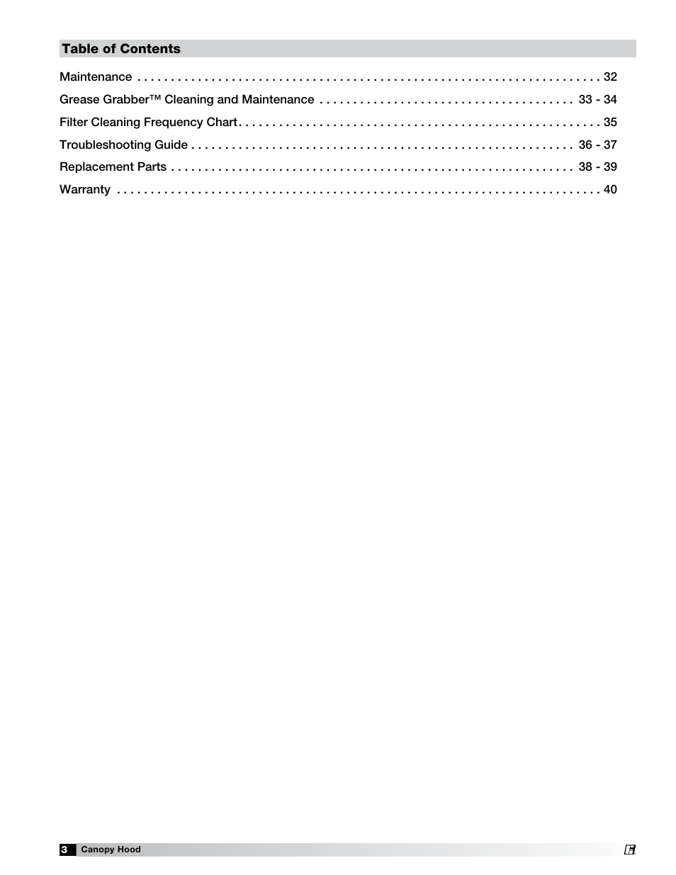Greenheck Fan 452413 User Manual | Page 3 / 40