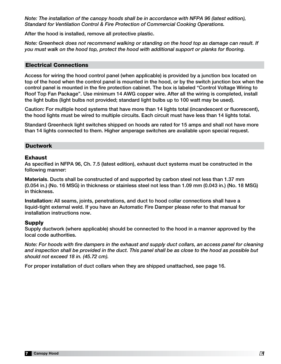Greenheck Fan 452413 User Manual | Page 7 / 40