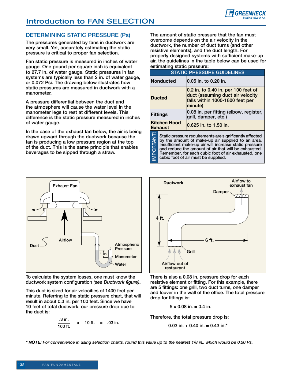 Introduction to fan selection | Greenheck Fan Fan Fundamentals 129 User Manual | Page 4 / 5