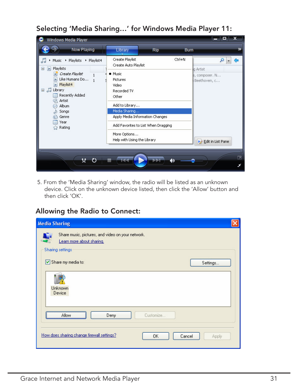 Grace Digital GDI-IR3020 User Manual | Page 31 / 44