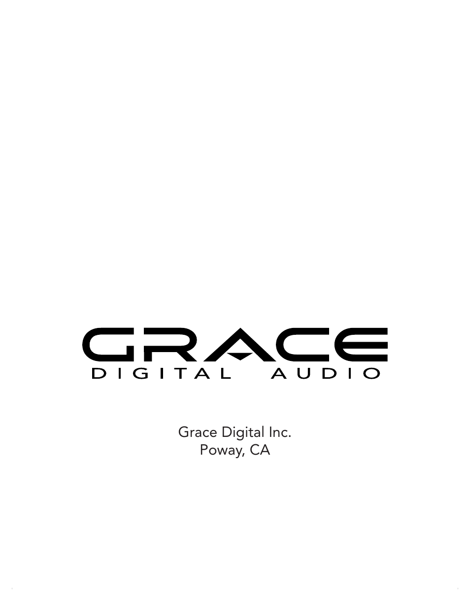 Grace digital inc. poway, ca | Grace Digital GDI-IR3020 User Manual | Page 44 / 44