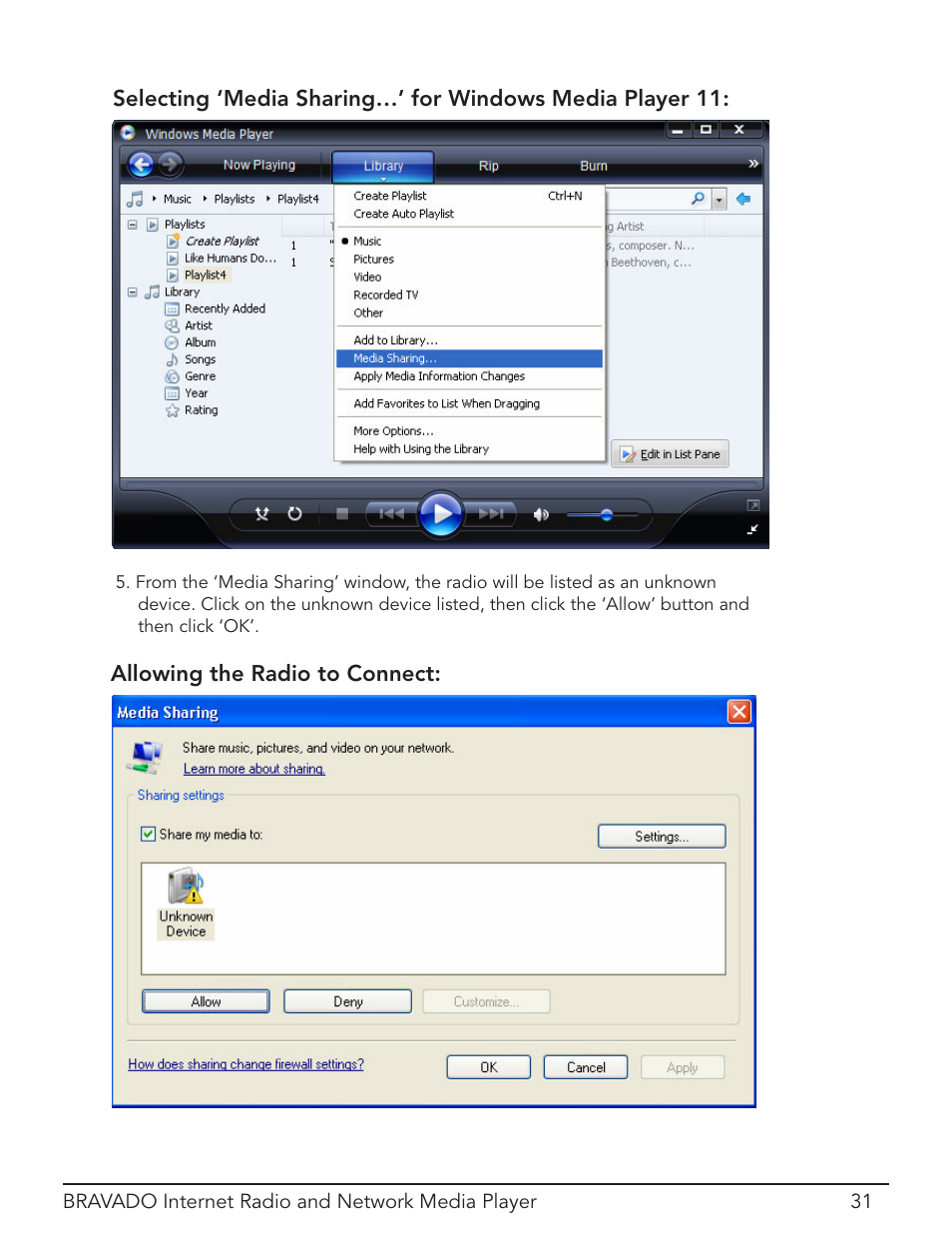 Grace Digital Bravado GDI-IRD4400M User Manual | Page 31 / 48