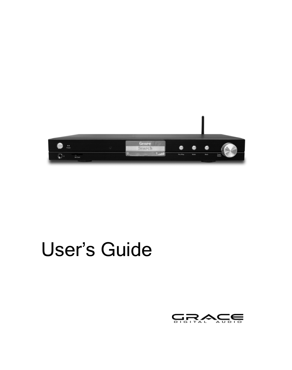 Grace Digital TUNER GDI-IRDT200 User Manual | 51 pages