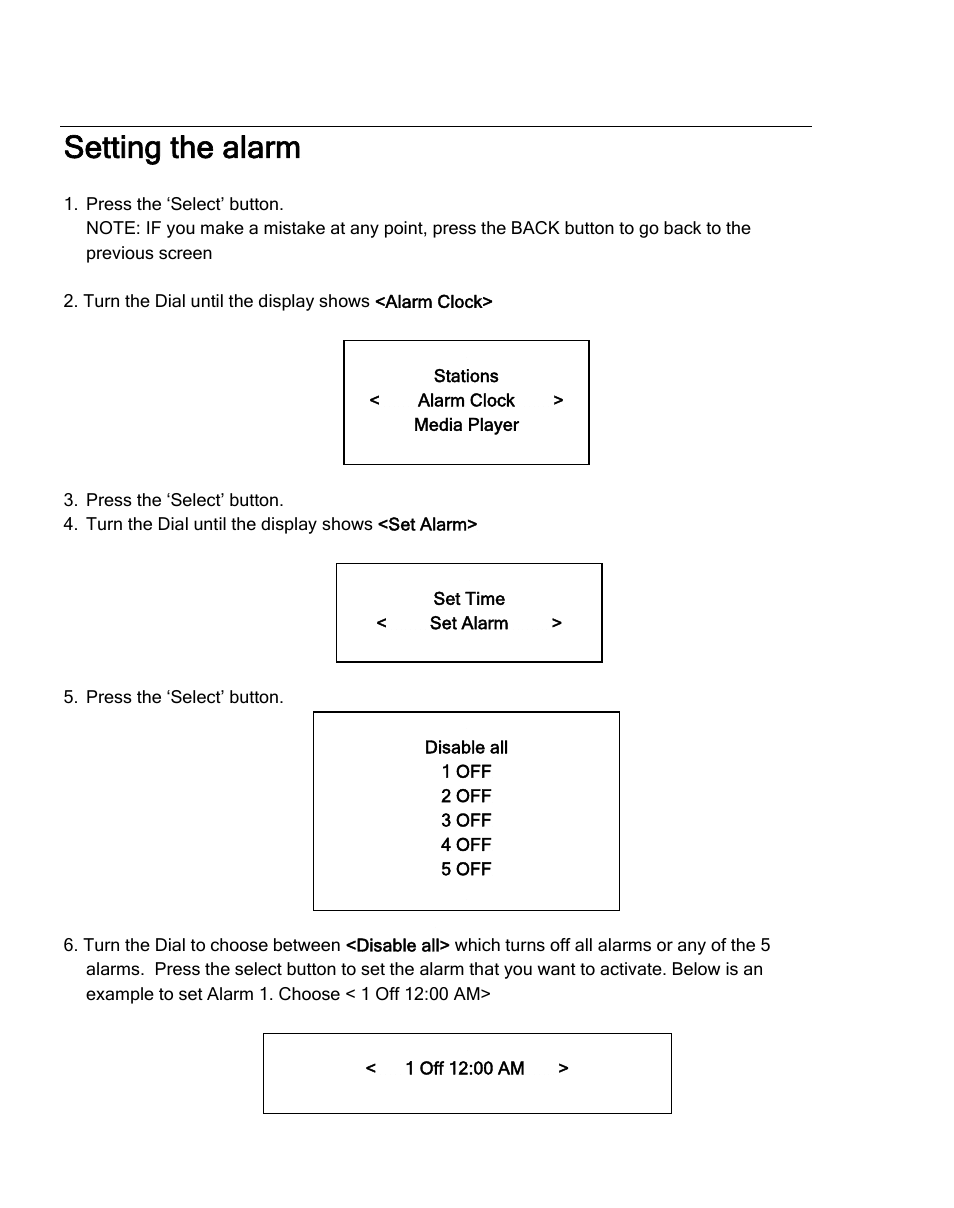 Setting the alarm | Grace Digital TUNER GDI-IRDT200 User Manual | Page 23 / 51