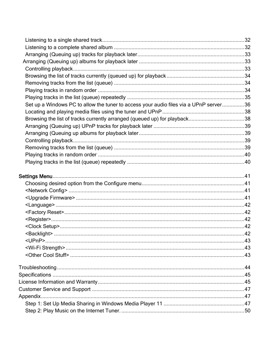 Grace Digital TUNER GDI-IRDT200 User Manual | Page 3 / 51