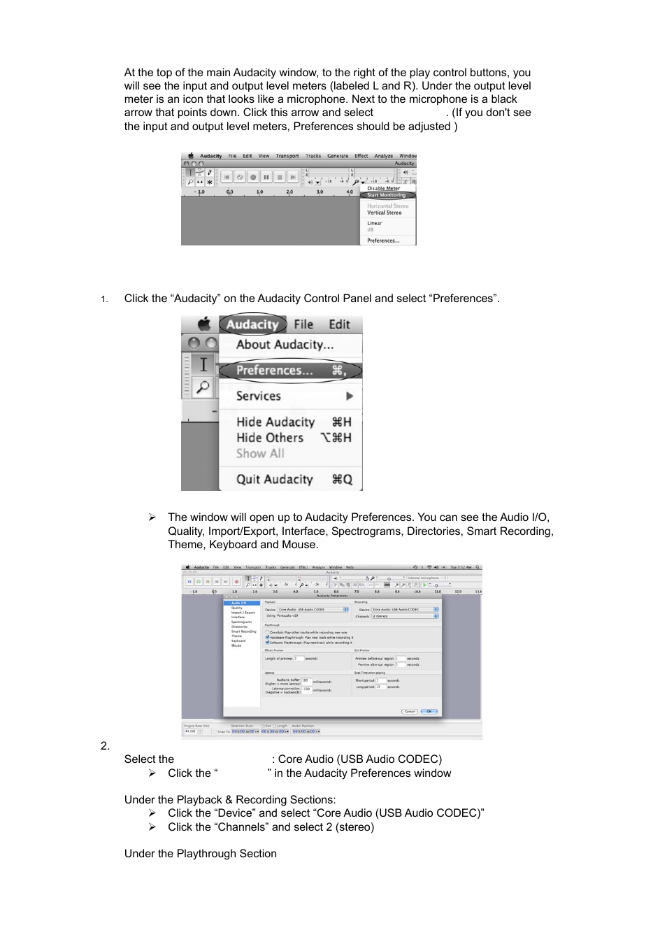 Audacity preferences | Grace Digital GDI-VW05 User Manual | Page 23 / 30