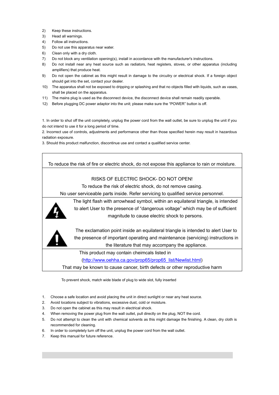 Precautions, Before use | Grace Digital GDI-VW05 User Manual | Page 3 / 30