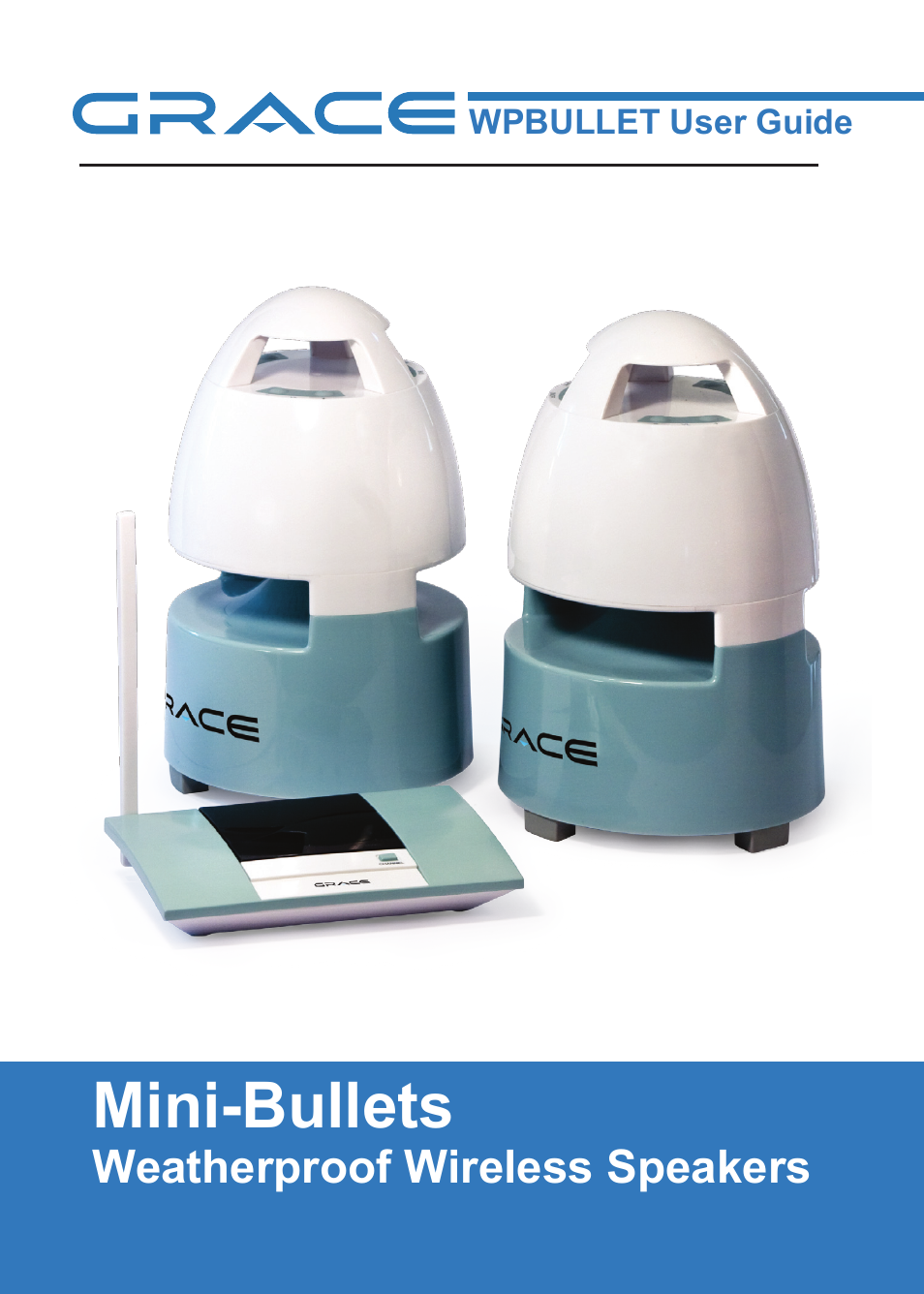 Grace Digital Mini-Bullets WPBULLET User Manual | 9 pages