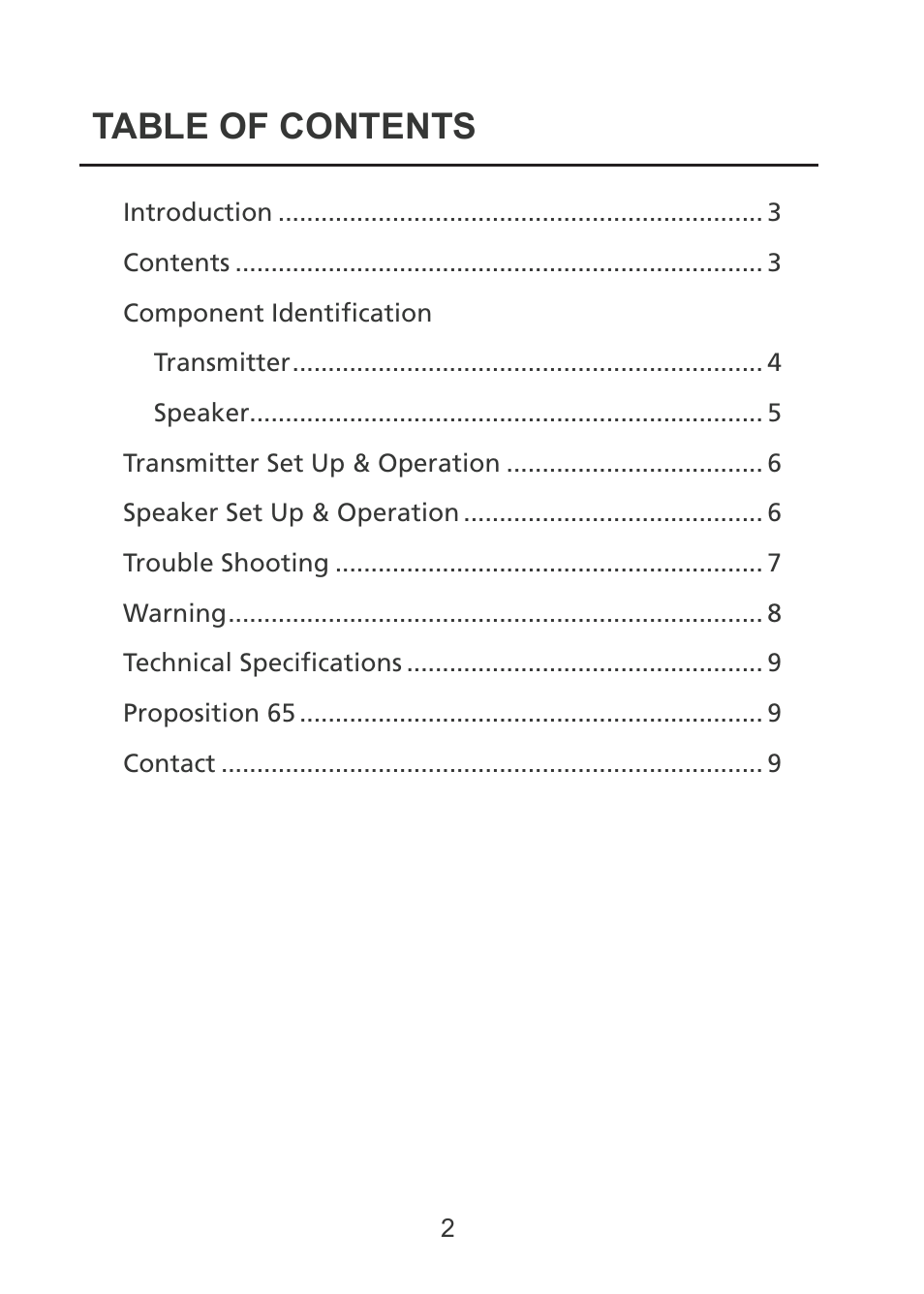 Grace Digital Mini-Bullets WPBULLET User Manual | Page 2 / 9