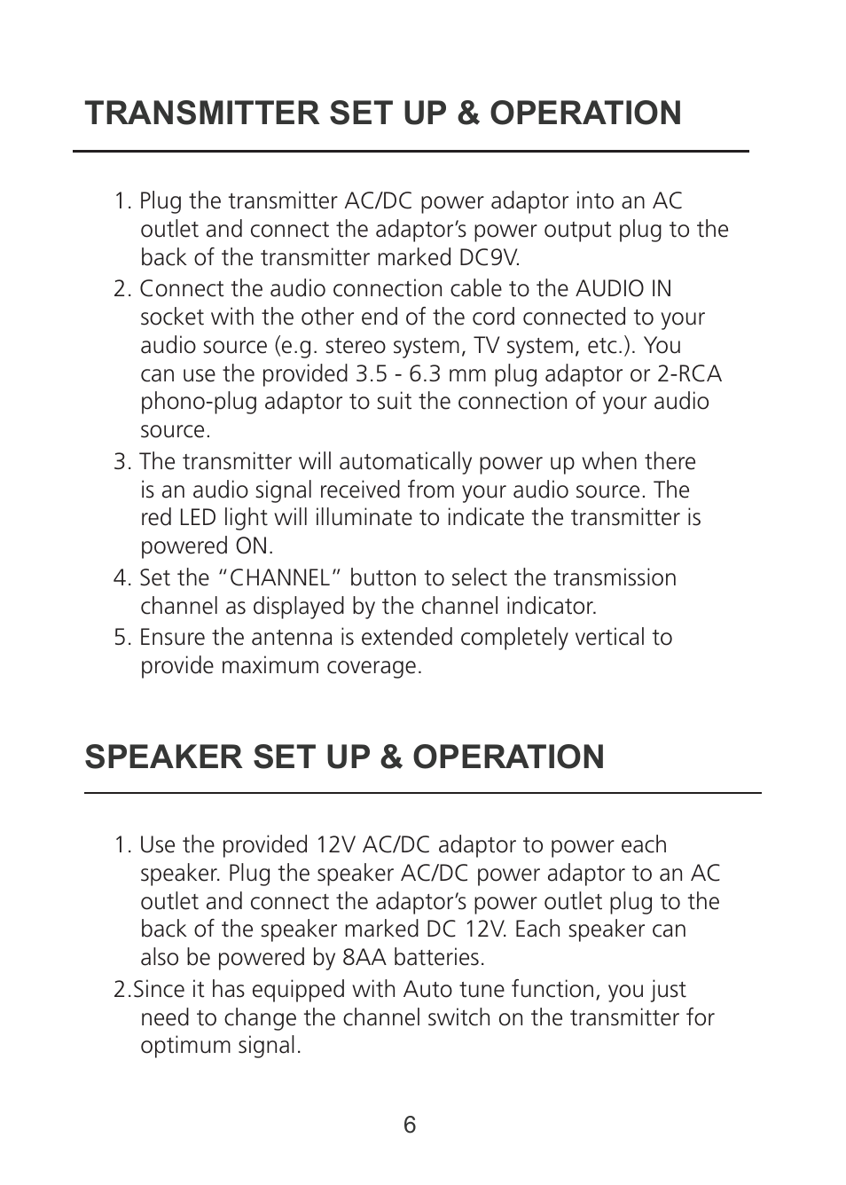 Grace Digital Mini-Bullets WPBULLET User Manual | Page 6 / 9